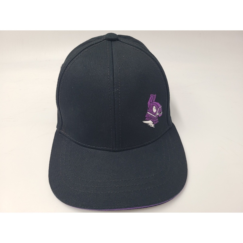 Youth Fortnite Loot Llama Pinata Snapback Hat Cap Casual Boy Girl Black Purple